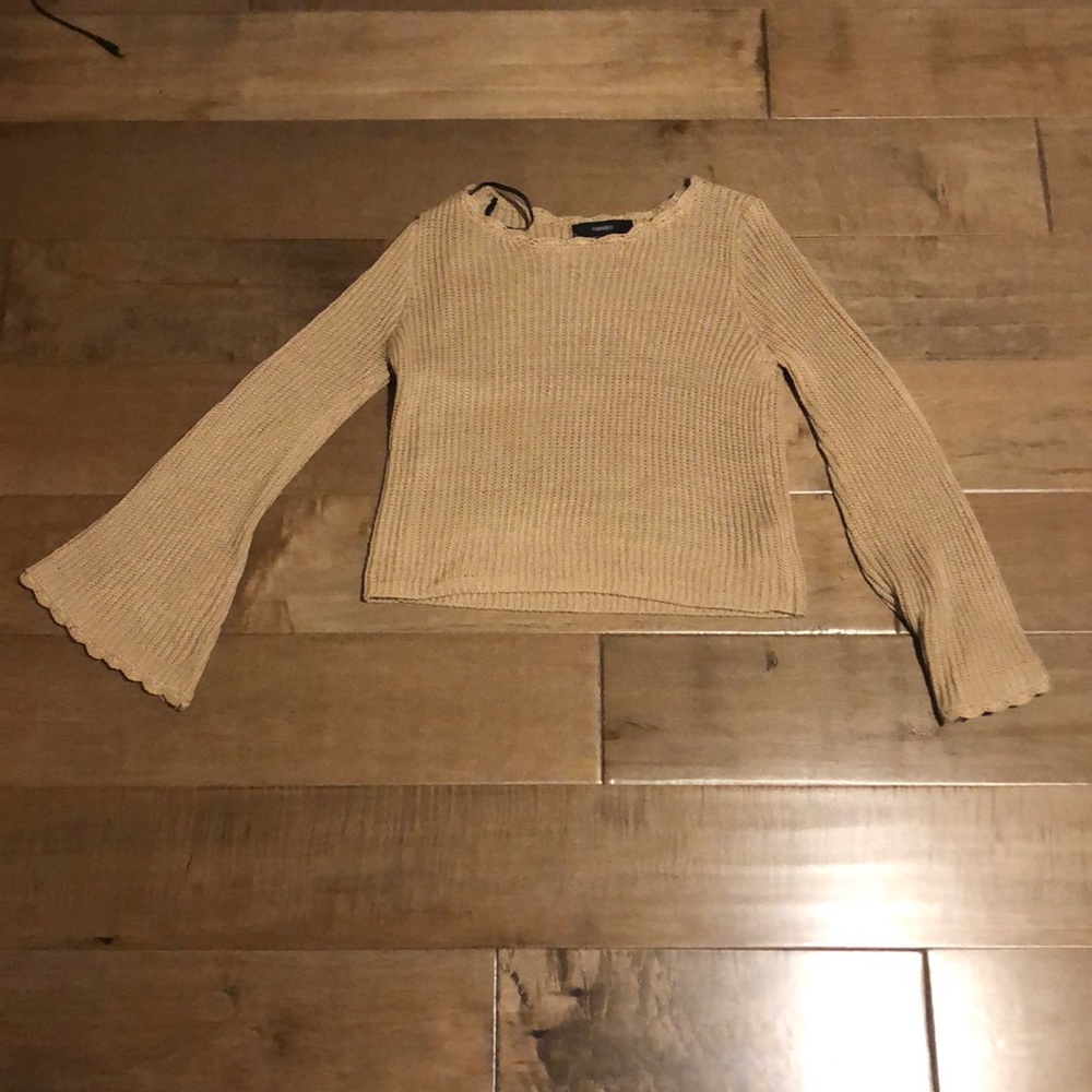 Long sleeve crochet sweater
